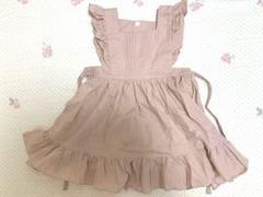 新品シャーリーテンプル110 ピンクギンガムチェックリボンエプロンワンピース Shirley Temple - シャーリーテンプル ギンガムチェック