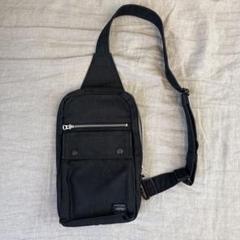PORTER SMOKY スリングショルダーバッグ 黒