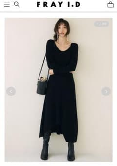 新品未使用 Fray I D フレイアイディーのロングワンピース メルカリ