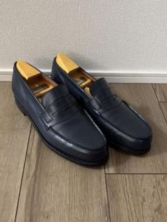 JM WESTON #180 ローファー ブルー 7B シューツリー付