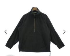 STILL BY HAND　ミラノリブハーフジップアノラック　黒　46 STILL BY HAND ミラノリブハーフジップアノラック 黒 46 - メルカリ