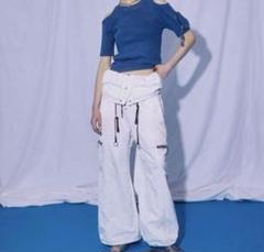 【美品】メゾンスペシャル 2way サイドジップ オールインワン パンツ 36 美品】メゾンスペシャル 2way サイドジップ オールインワン