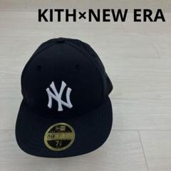 【新品未使用】KITHヤンキースキャップ　XL KITH×KNICKS キャップ ブラック サイズ 7 1/4(57.7cm)｜【公式