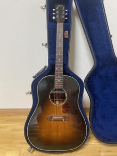 ギブソン、ビンテージ、Ｊ45/50、ピックアップ、純正ハードケース付き 最終価格 Gibson j-45 1950'年代style 2002年製 エレアコ 純正