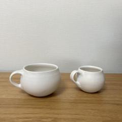 オススメ！入手困難品　馬場勝文さん　小鍋　スープポット☆ 馬場勝文陶工房 ｜ スープポット 白