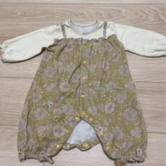 ベルメゾン　花柄ロンパース　ミニラボ　70cm