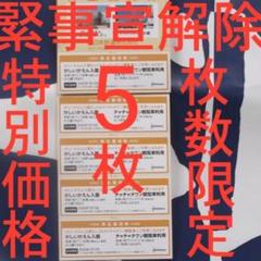 【♥️追跡発送】5枚 かしいかえん入園券 9.10期限 15時迄支払分 当日送