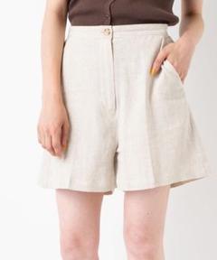 新品 Kastane カスタネ リネンショートパンツ アイボリー