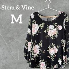 早い者勝ち❣️ Stem & Vine 【M】 フラワープリントトップス 春夏