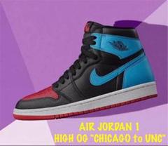 AIR JORDAN 1 HIGH OG "CHICAGO to UNC"