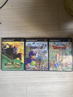 PS2 ゲームセット Winning Post 7, DQ V, DQ VIII