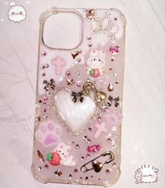 iPhone15スマホケース♡デコ