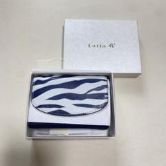 Luria 4℃ 三つ折り財布 青 小物