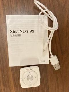 【中古】ShotNavi V2 GPSナビ ボイス型 ホワイト ShotNavi ショットナビ Shot Navi V2 ホワイト ボイス型 音声型