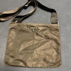 PRADA ダークブラウン ショルダーバッグ