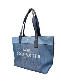 COACH ✨デニム ✨トートバッグ✨型番F91131 大容量　B4サイズ対応 Amazon | [コーチ] トートバッグ F91131 キャンバス B4サイズ