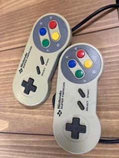 スーパーファミコン　コントローラー　2つセットのサムネイル