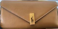 Ralph Lauren　オールレザー　長財布 ベージュ 2025年最新】POLO RALPH LAUREN カラー：ベージュ系 長財布の