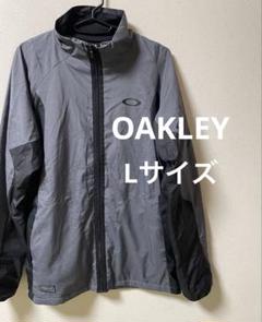 OAKLEY ジップナイロンジャケット 総柄ブルゾン XL メンズウェア