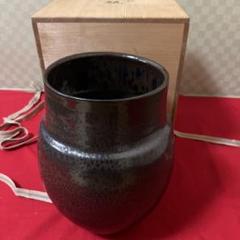 天目花絵　花模様の陶器 2025年最新】天目 花瓶の人気アイテム - メルカリ