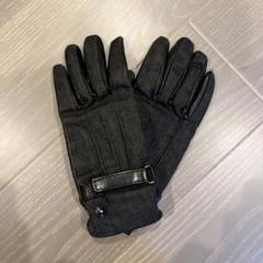 美品　ディーゼル　レザー手袋 黒 ジッパー付き 約23cm ブラック　ロゴ m58115960838_1.jpg?1724326425