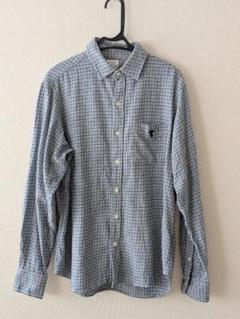 ★美品★【コーエン】チェック柄長袖　ブルー系のサムネイル
