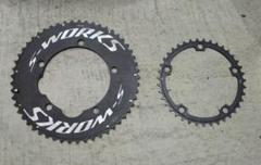 ★S-WORKS　チェーンリング　53/39T　130　ロードバイク　TT★ Specialized S-Works 53T & 39T 130mm BCD ROAD and TT