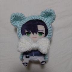 水色 くま耳　ぱぺ服