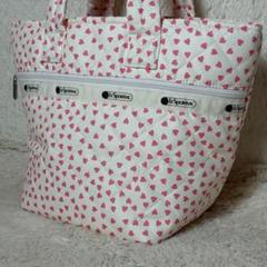 美品⭐︎LeSportsac レスポートサック⭐︎神崎恵さんコラボ　ハート柄ポーチ レスポートサック神崎恵コラボトート＆ポーチセット ピンク