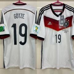 2014 ドイツ代表ゲッツェ新品紙タグ付きW杯決勝ユニフォーム