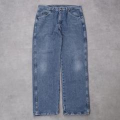 Wrangler ラングラー W33 ブルーデニム ボトム 青 古着 15132