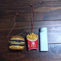 マクドナルド ハンバーガー フライドポテト フィギュア マクドナルド ハンバーガー ポテト ミニチュア - メルカリ