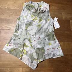 # io comme io センソユニコ　スニーカー柄チュニック　変形 美品⁂センソユニコ⁂ジウ⁂チュニックベスト ジャガード 総柄 変形