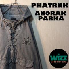 割引済 PHATRNK/ファットランク レースアップ アノラックパーカー