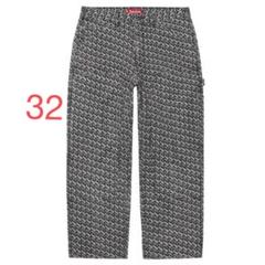 Supreme Monogram Double Knee Denim