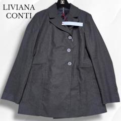 新品　LIVIANA CONTI　チェスターコート　ダークグレー　サイズ48