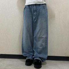 USA Levi's569 バギージーンズ デニム ワイドレグ フェード ひげ USA Levi's569 バギージーンズ デニム ワイドレグ フェード ひげ