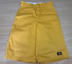 Dickies/ディッキーズ ハーフチノパンツ　オレンジイエロー　26インチ　Ｓ