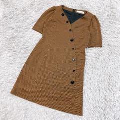 【美品】LILY BROWN リリーブラウン　チェック　カシュクールワンピース