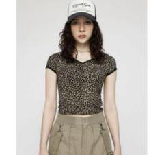 LAGUA GEM（ラグアジェム）の「LEOPARD LACE トップス（Tシャツ
