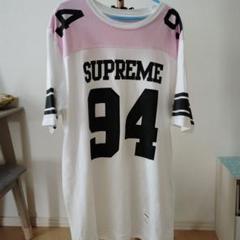 supremeフットボールシャツ激レアカラー サイズL - メルカリ
