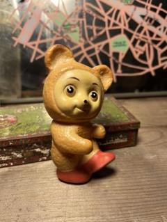文明堂 カンカンベア ソフビ 貯金箱 文明堂ロゴ 希少品 中古品 文明堂 カンカンベア ソフビ 貯金箱 文明堂ロゴ 希少品 中古品