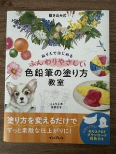 描き込み式 ぬりえではじめるふんわりやさしい色鉛筆の塗り方教室