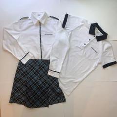 ガールスカウト制服セット140セン チ　ブラウス　ポロシャツ　ラップキュロット ガールスカウト 制服 150センチ ブラウス ポロシャツ スカート 3