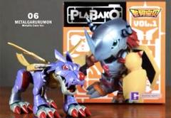 デジモンアドベンチャー　中国限定　フィギュア　メタリック　ガルルモン　E デジモンアドベンチャー 中国限定 フィギュア メタルガルルモン