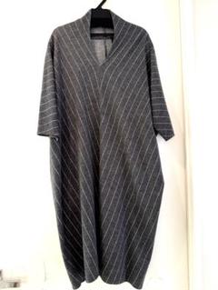 support surface/サポートサーフェス】SILK WOOL BELTED DRESS