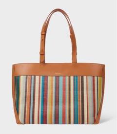 PaulSmith ポールスミス/ストライプハンドバッグ　未使用品