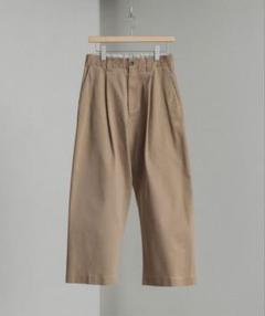 【WYM LIDNM】HARD GABA LOOSE FIT TROUSERS