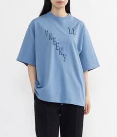 未使用品 フィーニー PHEENY  NYLON COTTON FOOTBALL TEE SHORT Tシャツ カットソー 長袖 F パープル /HK ■OS ■SH レディース 2023_08_10_9999_484_74760b76-