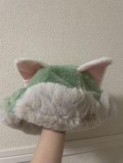 ジェラトーニ ぬいぐるみ　レトロ　カチューシャ　水玉　ディズニー　ファンキャップ ディズニーシー ジェラトーニ ぬいぐるみバッチ カチューシャ